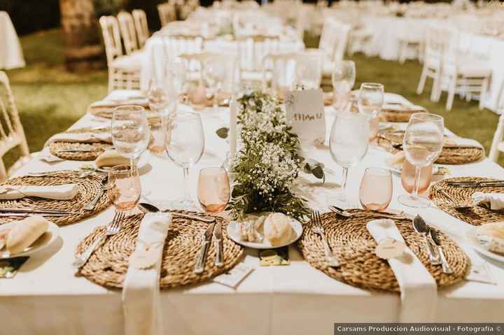 Bajoplato de yute, ¿te gusta para la decoración de tu banquete? - 1