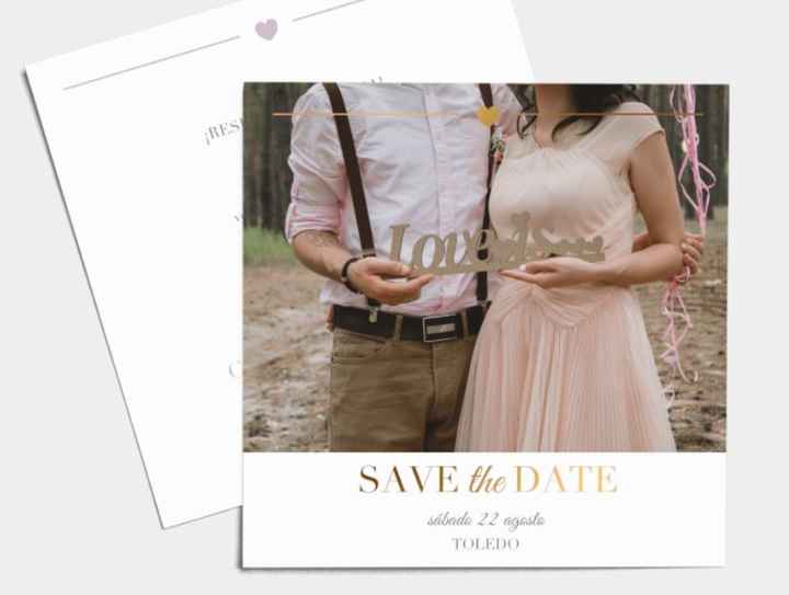 Mis invitaciones: ¿enviamos primero el 'Save the date'? - 1