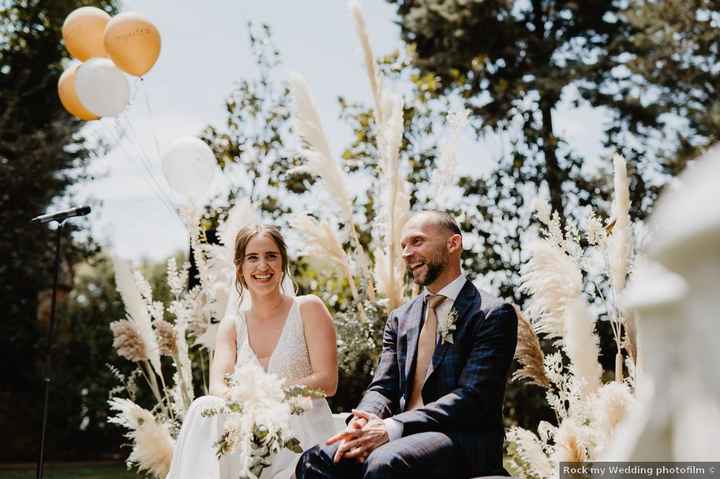 Pampa grass y globos, ¿qué opinas de esta combinación? - 1