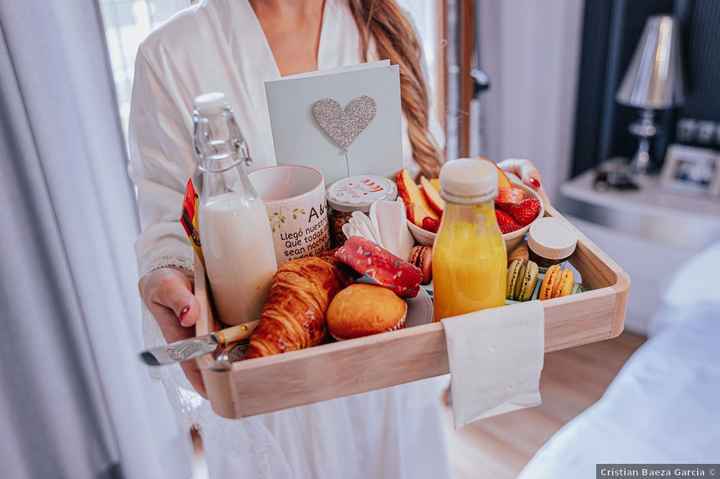 ¿Sorprenderías a tu pareja con un desayuno así el día de la boda? - 1