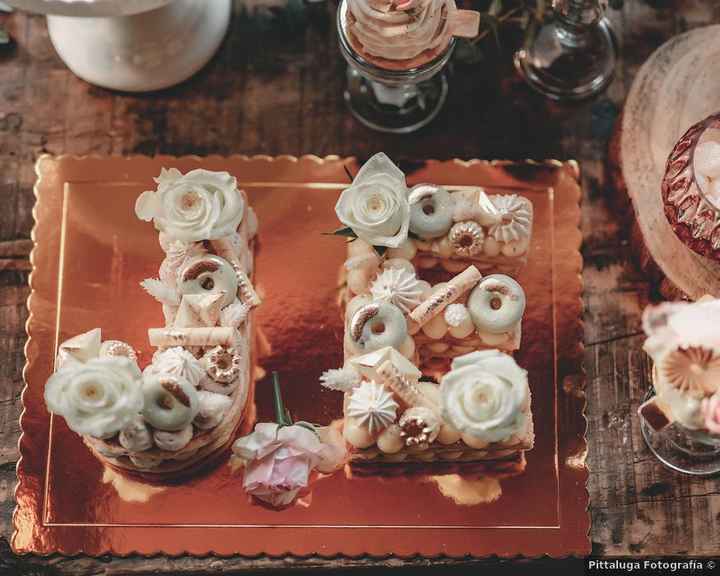 Iniciales como tarta de bodas, ¿qué opinas de esta original idea? - 1