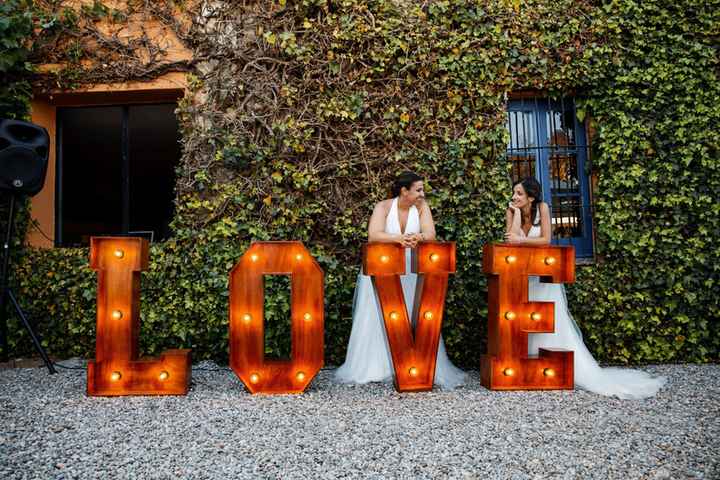 ¿Incluiréis letras grandes en vuestro photocall? - 1
