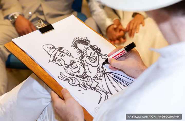 Idea muy guay para vuestros invitados: ¡Caricaturas en vivo! 😎 - 1