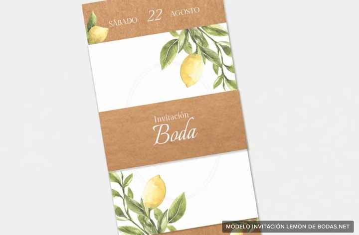 Invitaciones de boda con acuarela VS  colores eco-friendly - 2