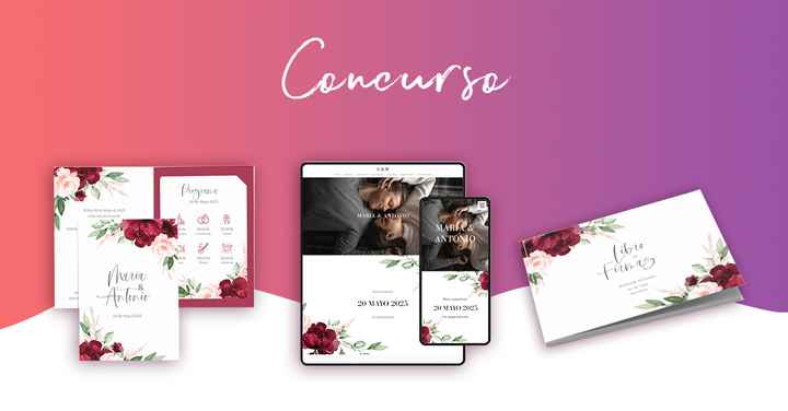 CONCURSO: ¡Diseña tus invitaciones y llévate un libro de firmas de regalo! 🎁 - 1