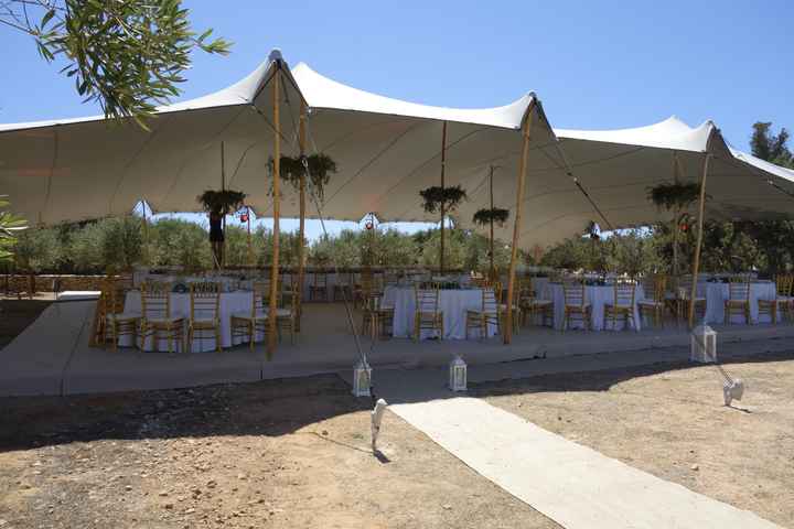 ¿Celebraréis vuestro banquete en una carpa? - 1