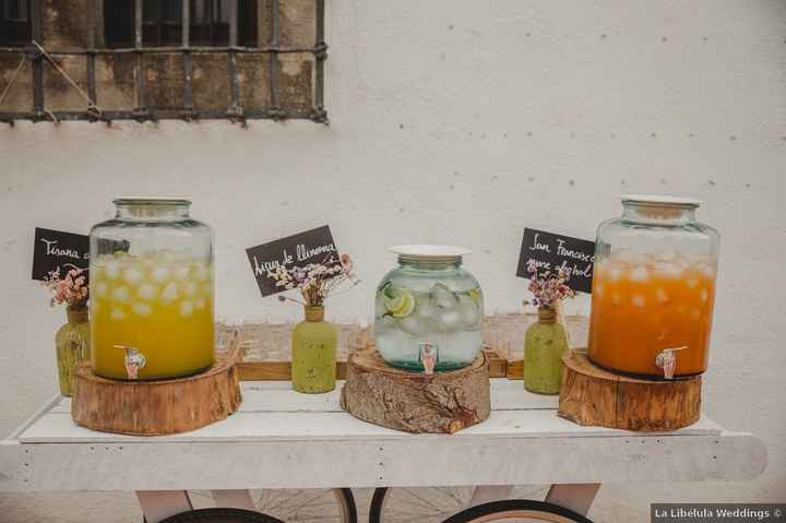 Rincón de bebidas refrescantes, ¿lo incluiréis en vuestra boda? - 1