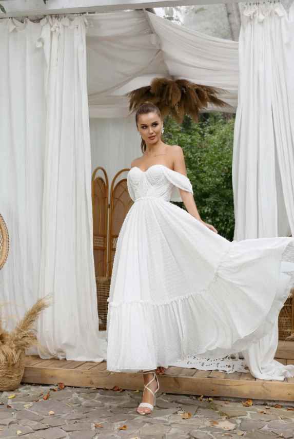 Tres vestidos de novia midi: ¡VOTA! - 3