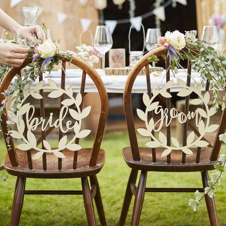 ¿Decoraréis vuestras sillas en el banquete? - 1