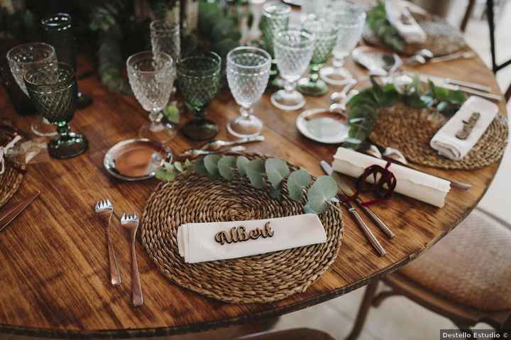 Eucalipto para la decoración de vuestras mesas 🌿 - 1