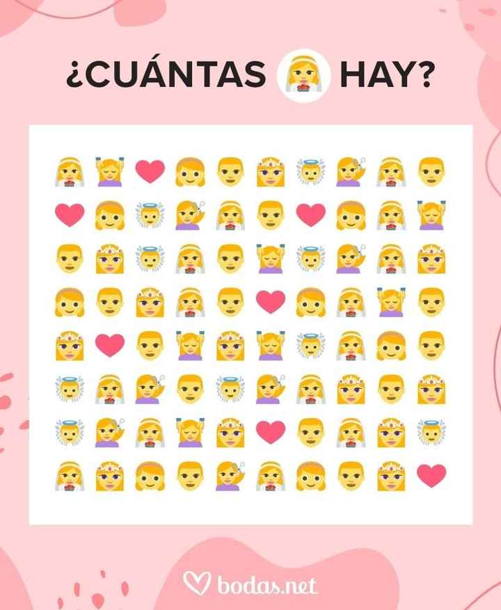 ¿Cuántas 👰 hay? - 1