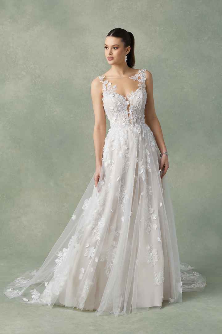 Vestidos de novia con flores, ¡la gran tendencia de 2023! - 1