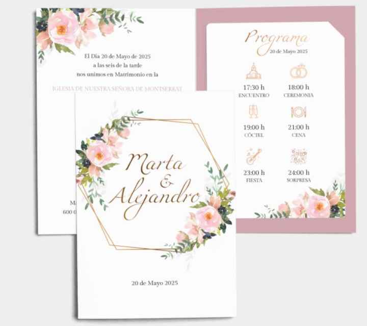 ¿Diseñarás tus propias invitaciones de boda? ✉️ - 1