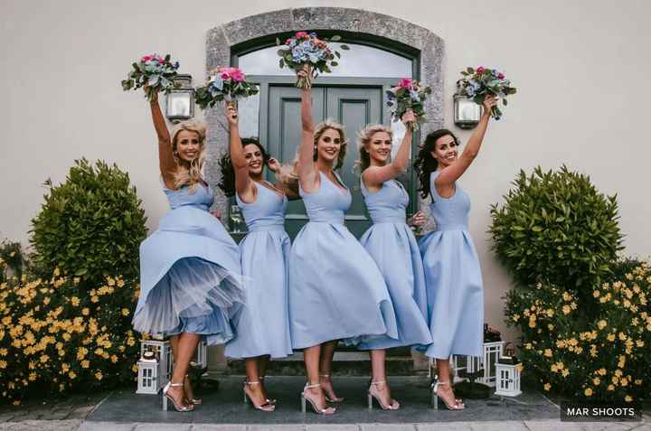 ¿Damas de honor a conjunto o diferentes? - 1