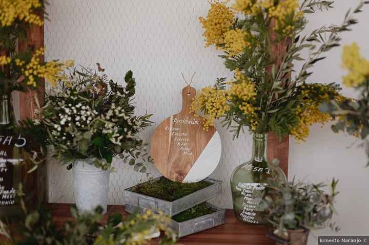 ¡Decora tu seating plan con mimosas! 💐 - 2