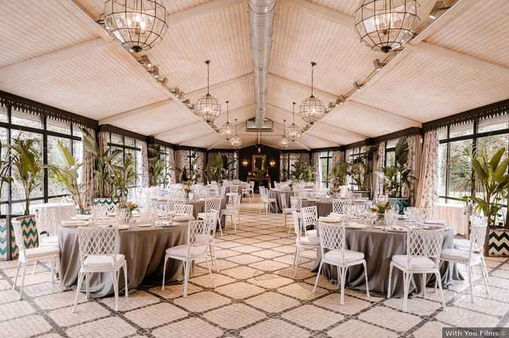¿En qué estilo clasificarías la decoración del banquete? - 1