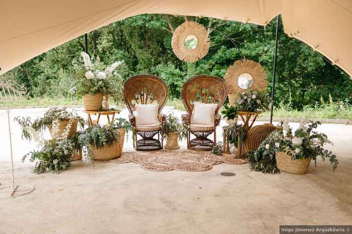 ¡4 ideas de decoración de bodas al aire libre! - 1