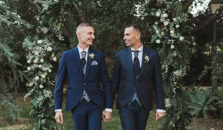 ¡5 trajes azules para novios! 🤵 - 3