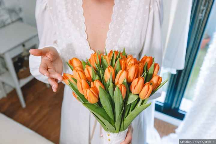 Bouquet de novia con tulipanes: ¿sí o no? 🌷 - 1