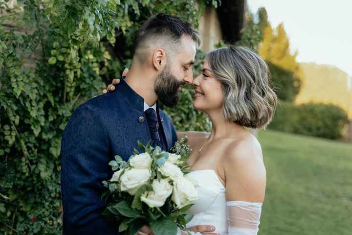 ¡Ideas de peinado para novias con pelo corto! - 1