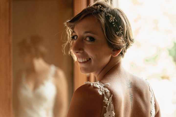 ¡Ideas de peinado para novias con pelo corto! - 4