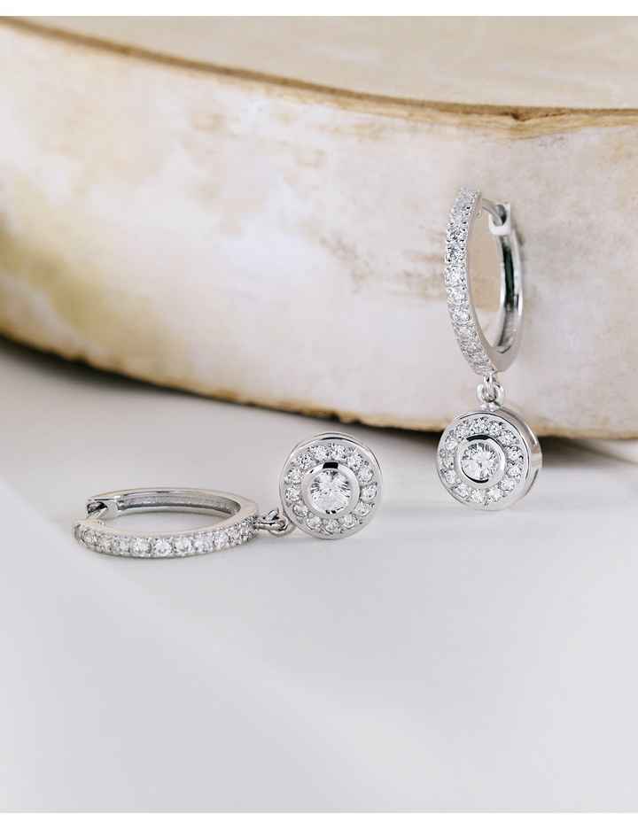 3 pendientes con brillantes para novias ✨ - 3