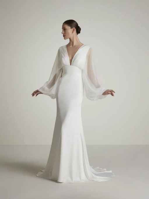 ¡8 vestidos de novia de manga larga! 👗 - 6