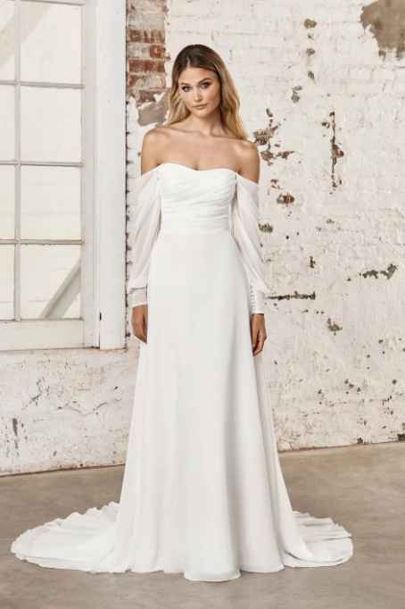 ¡8 vestidos de novia de manga larga! 👗 - 8