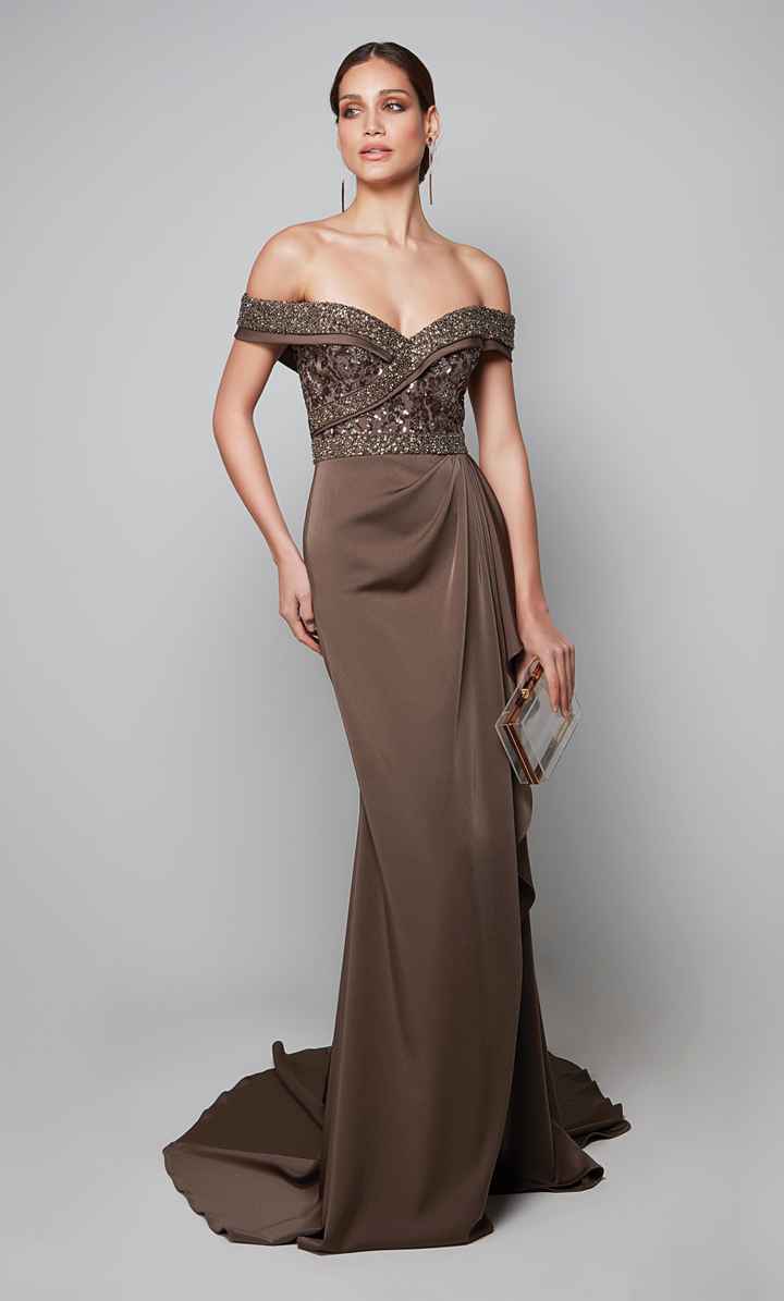 ¡5 vestidos marrones para invitadas que marcarán tendencia esta temporada! 😍 - 2
