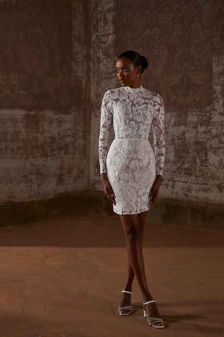 Vestidos de novia cortos, ¿con cuál te quedas? 👗 - 4