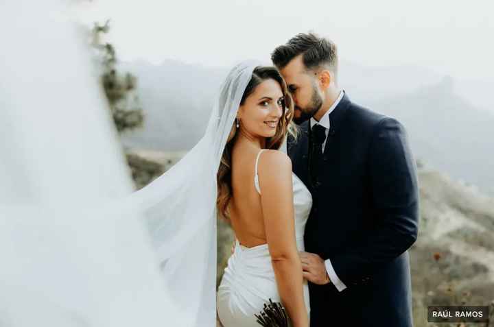 6 peinados de novia con velo, ¡te van a encantar! - 3