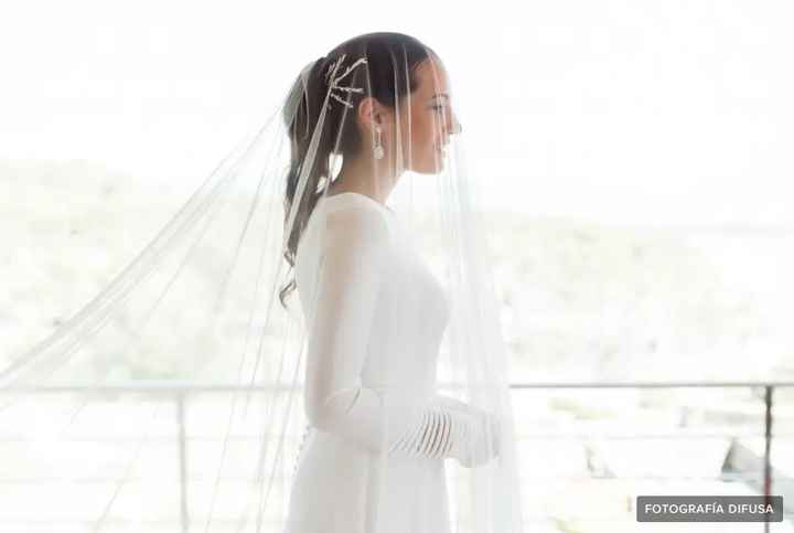 6 peinados de novia con velo, ¡te van a encantar! - 6
