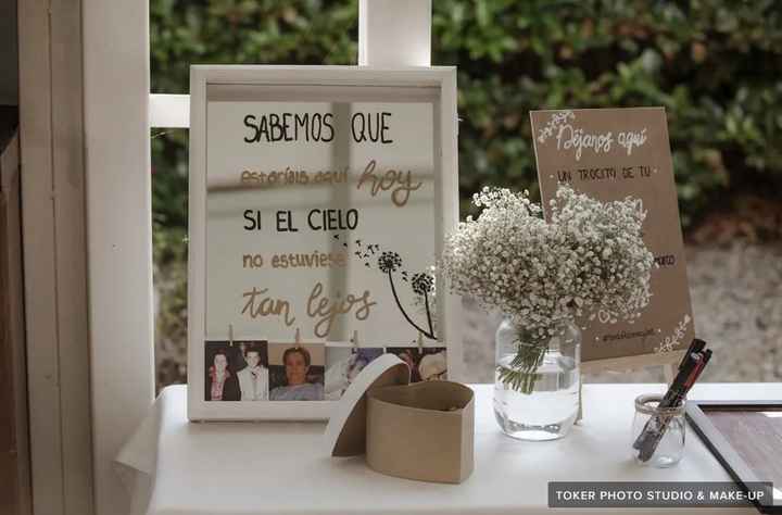 Rincón en honor a los que ya no están, ¿lo incluiréis en vuestra boda? - 1