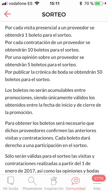 Me siento un poco decepcionada con el concurso 1