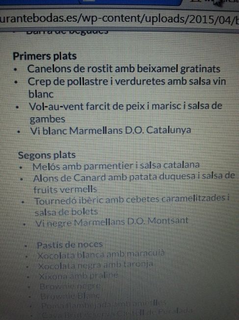 Espai can pages menu low cost - 1