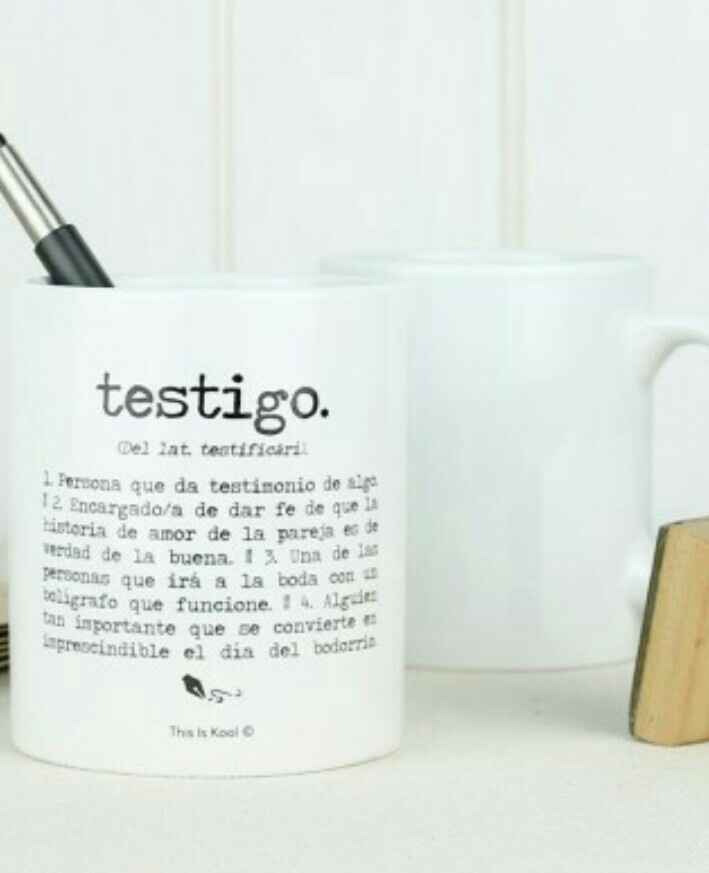 ¿todas regalais a los testigos? - 1