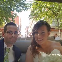 En la limusina... como recién casados!