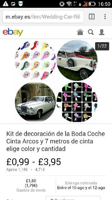 Lazos para coche baratos por si les interesa chicas - 1