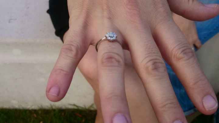 Nuestros anillos de compromiso... - 1