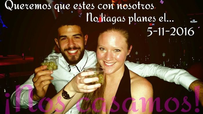 Reserva la fecha (save the date) - 1