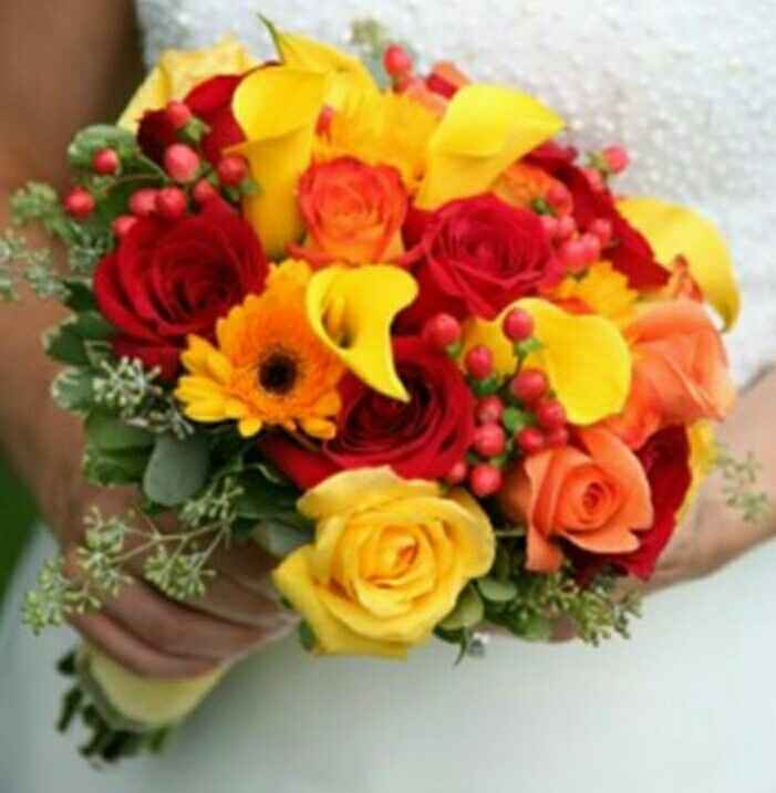 Ramos de novia con color - 5