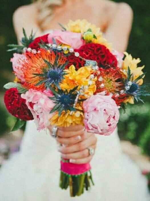 Ramos de novia con color - 9