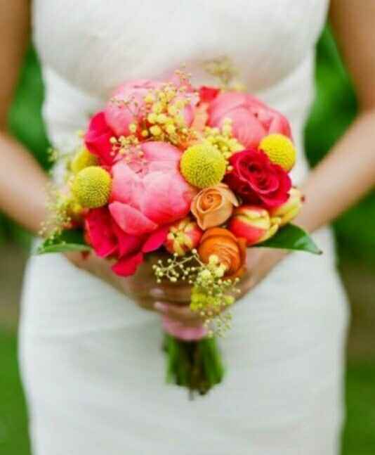 Ramos de novia con color - 11