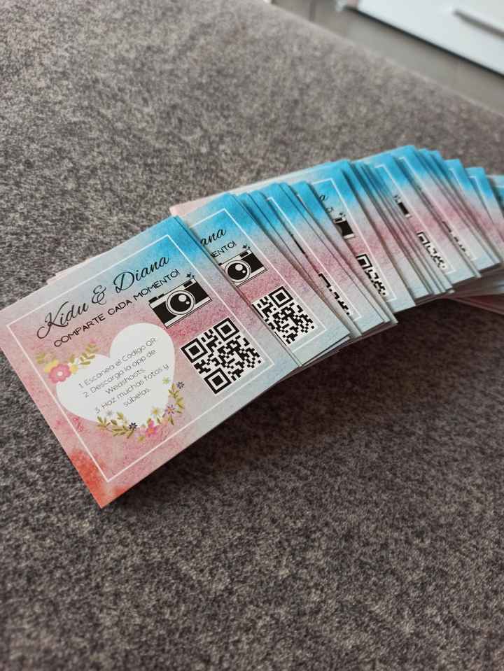 Tarjetas qr recibidas!!! - 1