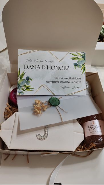 Dama de honor - Ideas para sorprenderla 3