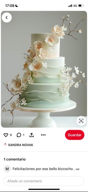 Novios en la tarta nupcial o topper con nombres o iniciales? 1