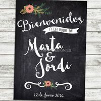 Carteles bienvenida boda - 1