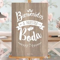 Carteles bienvenida boda - 4