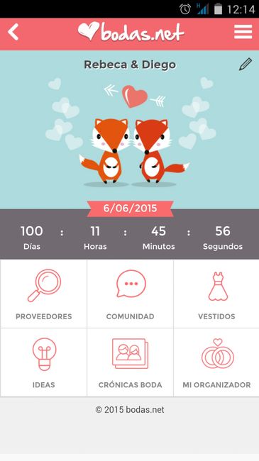 100 diaa quedan para la boda!! - 1