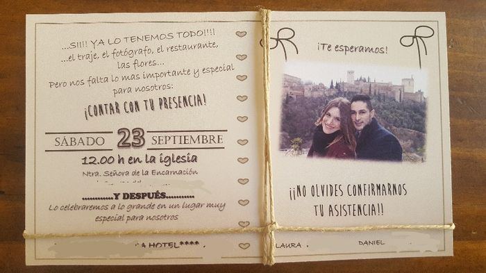 Por fin listas mis invitaciones diy - 2